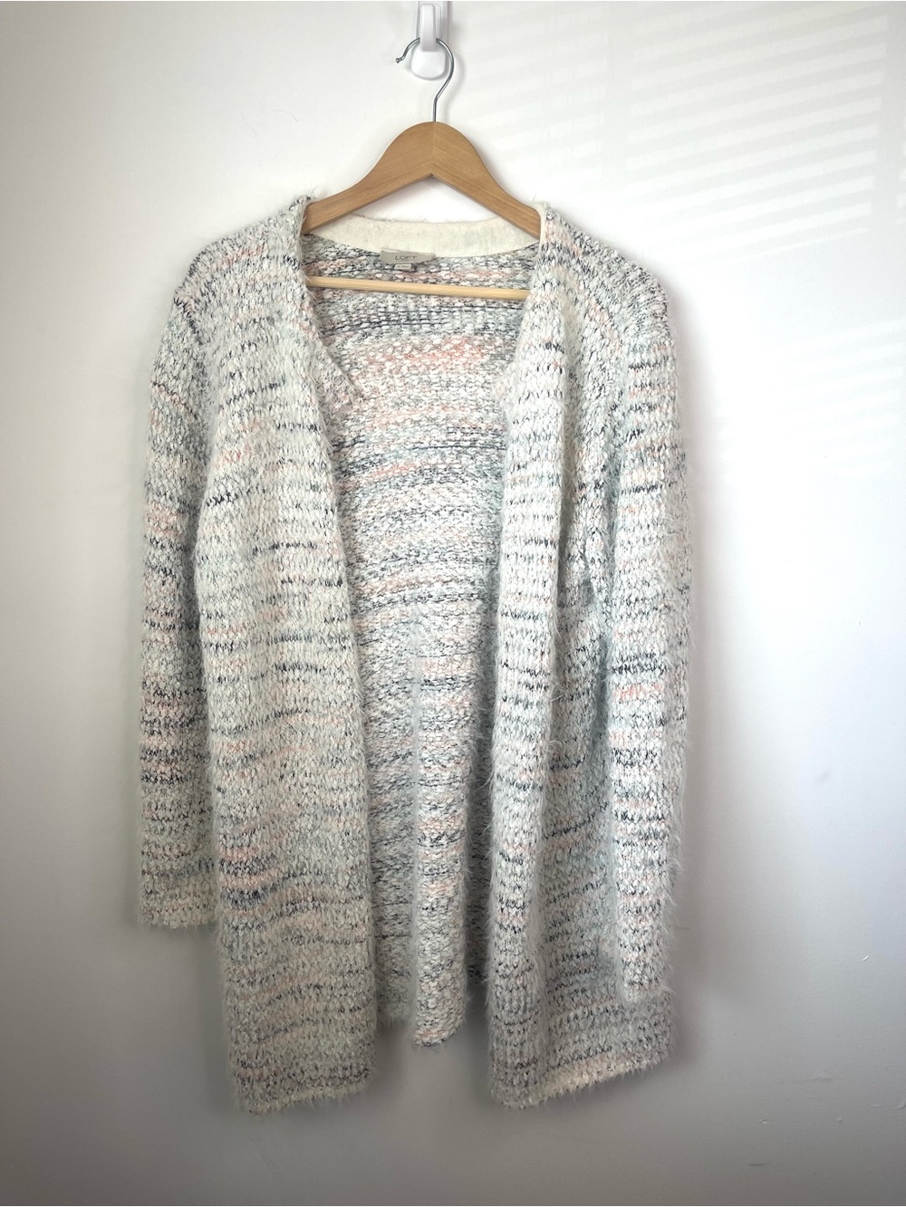 LOFT Multicolor Knit Cardigan XL